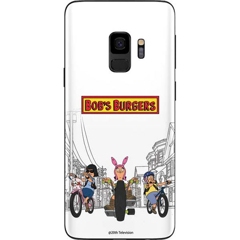 Bobs Burgers Bike Squad Galaxy S9 Skin